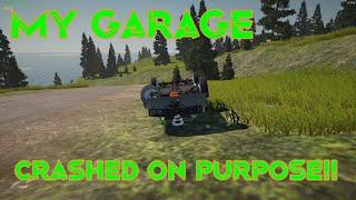 My Garage - Crashed The Rally Car On Purpose!!