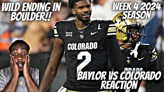 Reaction To Baylor VS Colorado Full Game Highlights | 2024 College Football Highlights