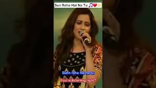 Her magical voice makes goosebumps.🔥Sunn raha hai na tu by #shreya ghoshal ❤️😍 she is the best💯💫