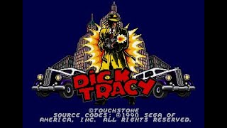 Dick Tracy [Sega Genesis]