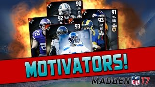 Motivators Breakdown! | Madden 17 Ultimate Team - Are They Worth It?