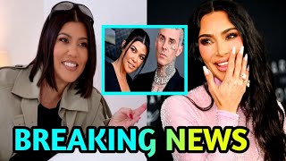 Kim Kardashian stunned as Kourtney plans to have Travis Barker's baby.