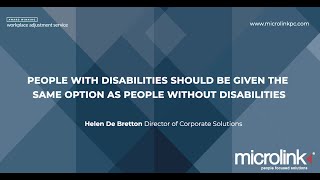 People with disabilities should be given the same option as people without disabilities