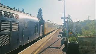 37612 & 37175 heading through Whittlesea towards Ely from Peterborough.