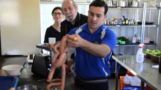 How to tie sausages with Harrison from Berry Butchery