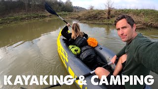 Kayaking & wild camping on the River Arun from Pulborough in an Intex Explorer K2 Inflatable Kayak 🛶