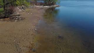 Low Water at Little Lake in Peterborough, Ontario