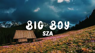 Big Boy - SZA | English Lyrics | #trending #13ammusings #shorts #lyricaledits #bigboy