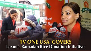 Laxmi | CSR Activity X ICNA | TV ONE USA