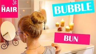 2 Minute BUBBLE BUN Hairstyle | Easy Hairstyle