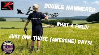 Double Hammered! Silver! Fabulous Day! Metal Detecting UK| Live Digs| XP Deus