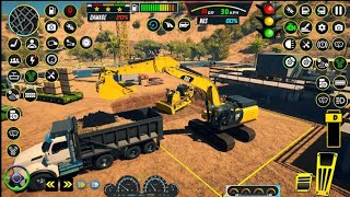 Real Construction Simulator 3D - JCB Excavator Driving Game - Android Gameplay