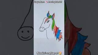 easy unicorn 🦄 drawing for beginners #viralvideo #shorts #reel