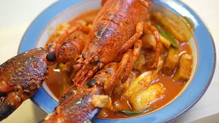 Tteokbokki (Spycy rice cake) with King Crab | Korean style