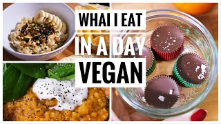 What I Eat in a Day - VEGAN - (VEGANUARY TIPS)