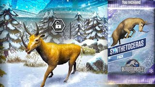 SYNTHETOCERAS PACK - NO VIP NO HACK - JURASSIC WORLD THE GAME #41