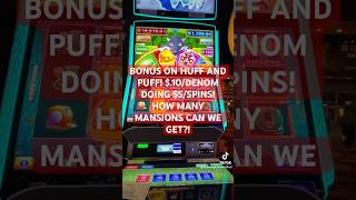 BONUS ON HUFF AND PUFF! $.10/DENOM DOING $5/SPINS! HOW MANY MANSIONS CAN WE GET?! FULL VID ON TIKTOK