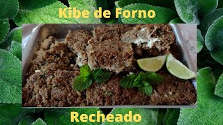 Kibe de forno Recheado com Cream Cheese.