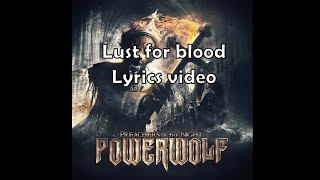 Powerwolf: Lust for Blood - Lyrics Video