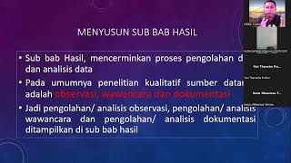 Menyusun TA Bab 4, Sub Bab Hasil Penelitian