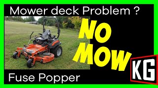 zero turn mower - Fuse Clutch problem ?? PART 1