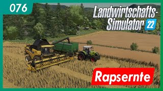 LS22 | 076 - Ellerbach | Rapsernte | gameplay german deutsch