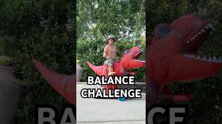 Halloween Balance Challenge! 🎃🦖