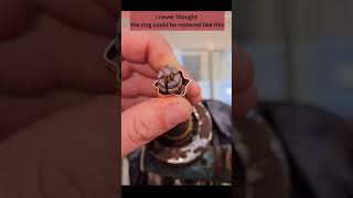 Ring restoration #shorts #ring #restoration #repair #lifetips #repairtips #unknownfacts #doyouknow