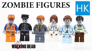 Lego Zombie Minifigures Lepin / Walking Dead Outbreak for Stop Motion / Death of Glenn