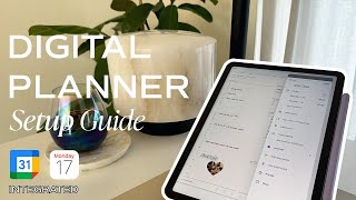 2023-2024 Mid Year Digital Planner Setup Guide | Features Google and Apple Calendar Integration 📅