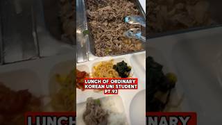 Lunch of Ordinary Korean University Student pt.93 #food #foodie #mukbang #lunch #shorts