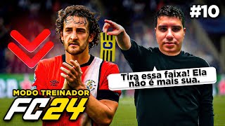 TIREI a FAIXA do MEU CAPÍTÃO ARREGÃO! MODO CARREIRA TREINADOR EA FC 24