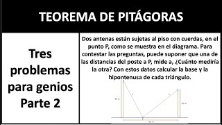 TEOREMA DE PITÁGORAS, EJEMPLOS SÚPER DIFÍCIL, PARTE 2