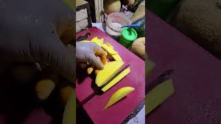 Fruit Ninja of MANGO | Amazing Fruits Cutting Skills | Indian Street Food in 2024 #shorts   #food