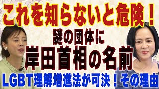 【日本の窮状】これを知らないと危険！ 謎の団体に岸田首相の名前 LGBT理解増進法が可決！その理由