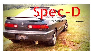 ride with the spec-d exhaust in my Acura Integra