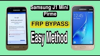 Samsung J1 Mini Pirme Frp Unlock | SM-J106 Bypass Google Account Lock New Method 2023