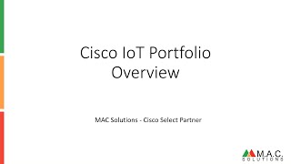 Cisco Industrial IoT