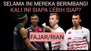 😱 SIP!1 KEREN NIH! Fajar Alfian/Rian Ardianto vsKim Astrup/Anders Skaarup Rasmussen. Badminton