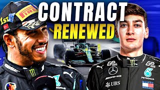 Lewis Hamilton and George RE-SIGN with Mercedes until 2025!