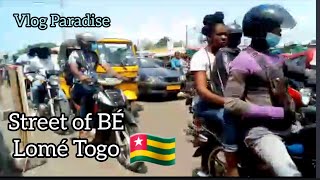 Street of BÉ to BÉ market, Lomé  Togo