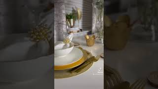 Idea how to decorate a table of contents / table of 4 sets decor