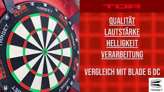 TARGET TOR DARTBOARD | Erste Eindrücke | Verarbeitung | Lautstärke im Vergleich zum Blade 6 DC