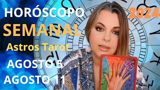 🧿 HORÓSCOPO SEMANAL DEL 5 al 11 de Agosto 2024 | ASTROS + TAROT | Que Dicen Los 12 Signos🔮