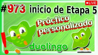 🟢APRENDIENDO INGLES con DUOLINGO - Etapa 5 - Sección 4 👉 UNIDAD: Habla de quehaceres - DIA 973 🟢