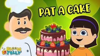 Pat a Cake Nursery Rhymes Song | Super Simple Songs (Bloom Telly Nursery Rhymes)