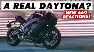 New 2024 Triumph Daytona 660: Your Best Reactions!