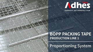 Adhes Production Line - BOPP Packing Tape (1/8) | Proportioning System