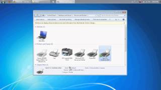 Windows 7: Change your Default Printer, make your print outs always go to the right printer