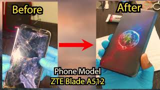 Zte blade A512 LCD screen repair || Easy Way At Home ||